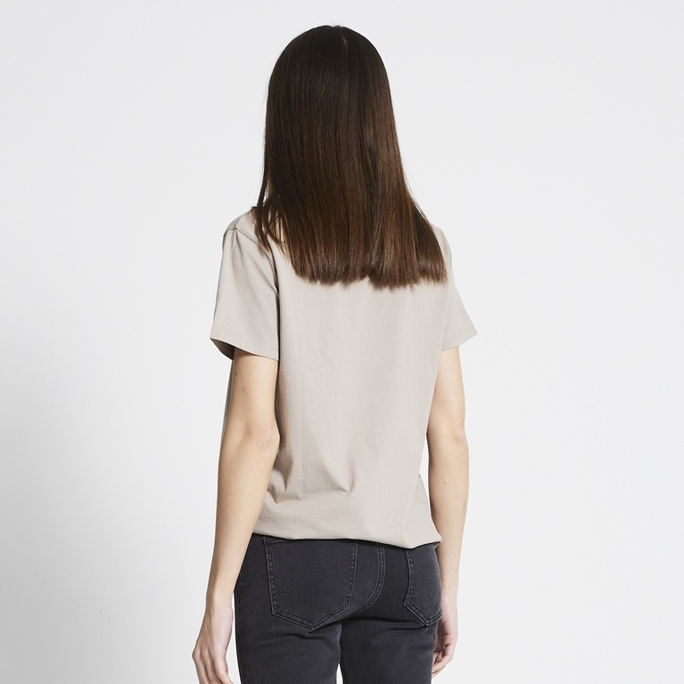 Basic tee "Bea" Beige 2